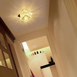 Lampe en cristal SMD CreativeTube, spot absorbant la lumière du dôme