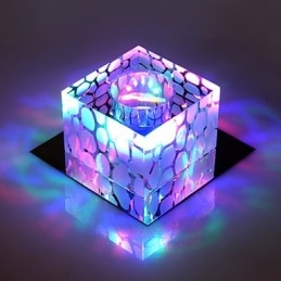 Lampe en cristal SMD CreativeTube, spot absorbant la lumière du dôme