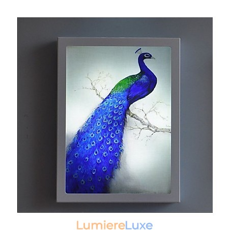 Peinture contemporaine moderne intégrée pour appliques murales à lumière ambiante Peinture contemporaine moderne intégrée pour appliques murales à lumière ambiante