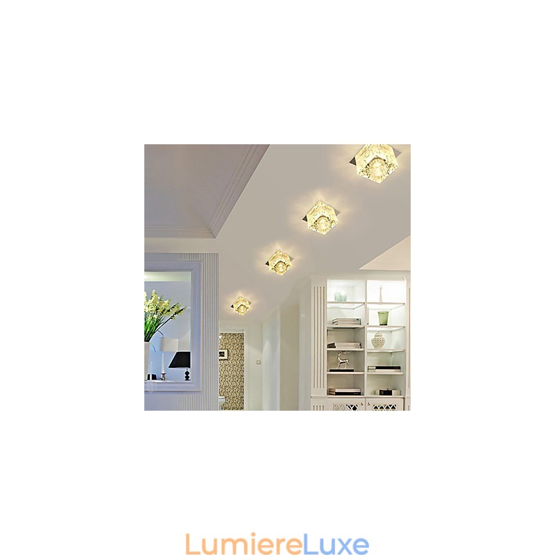 Lampe en cristal SMD CreativeTube, spot absorbant la lumière du dôme