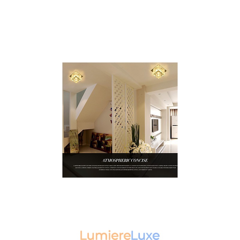 Lampe en cristal SMD CreativeTube, spot absorbant la lumière du dôme