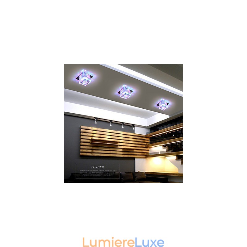 Lampe en cristal SMD CreativeTube, spot absorbant la lumière du dôme