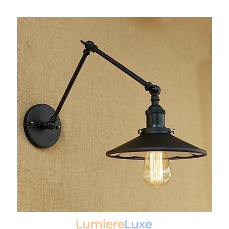 Applique murale à bras pivotant style mini, style rustique et rétro Applique murale à bras pivotant style mini, style rustique et rétro