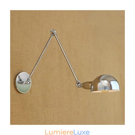 Fonction de galvanoplastie rétro contemporaine moderne pour la protection des yeux du bras pivotant Lumière ambiante Fonction de galvanoplastie rétro contemporaine moderne pour la protection des yeux du bras pivotant Lumière ambiante