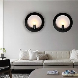 Peinture contemporaine moderne pour appliques murales à lumière ambiante de style mini