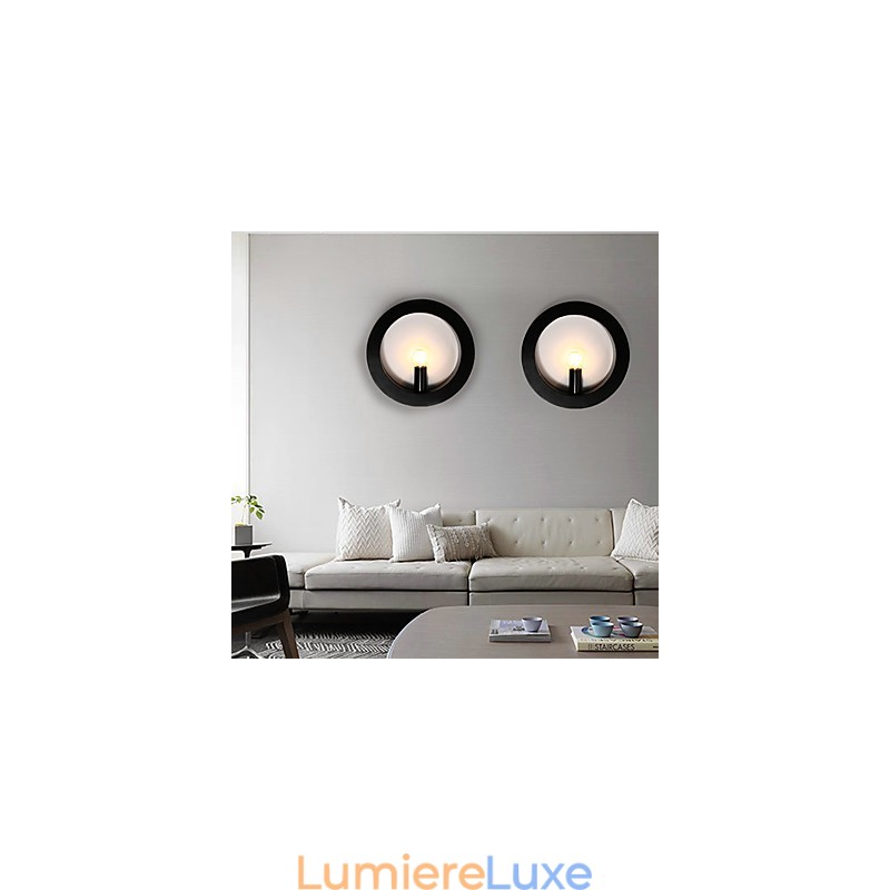 Peinture contemporaine moderne pour appliques murales à lumière ambiante de style mini