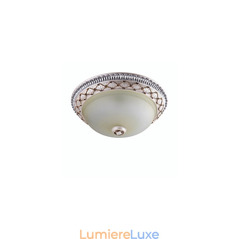 Lampe dôme en verre et résine de type européen, douce et absorbante