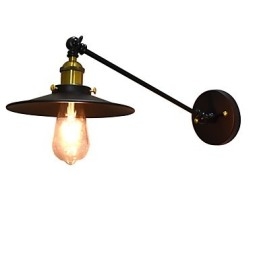 Lampe murale Buzz Wall Iron Dumb Black Lampe sabre laser sur le mur