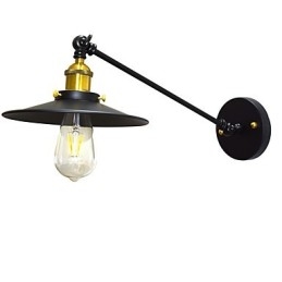 Lampe murale Buzz Wall Iron Dumb Black Lampe sabre laser sur le mur