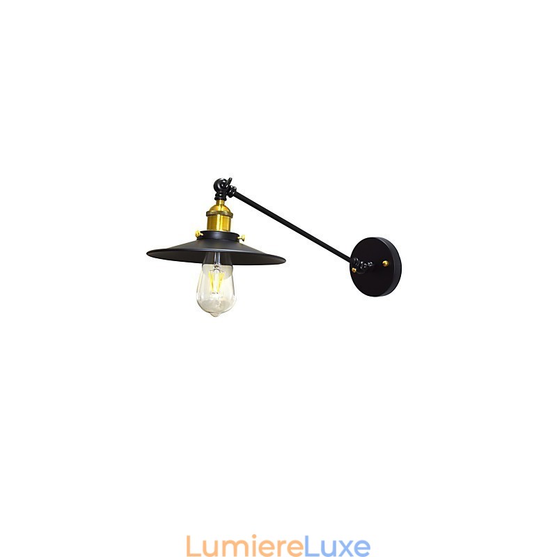 Lampe murale Buzz Wall Iron Dumb Black Lampe sabre laser sur le mur