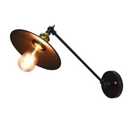 Lampe murale Buzz Wall Iron Dumb Black Lampe sabre laser sur le mur