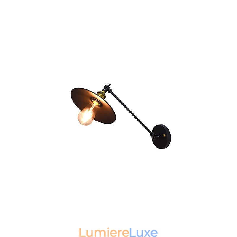 Lampe murale Buzz Wall Iron Dumb Black Lampe sabre laser sur le mur