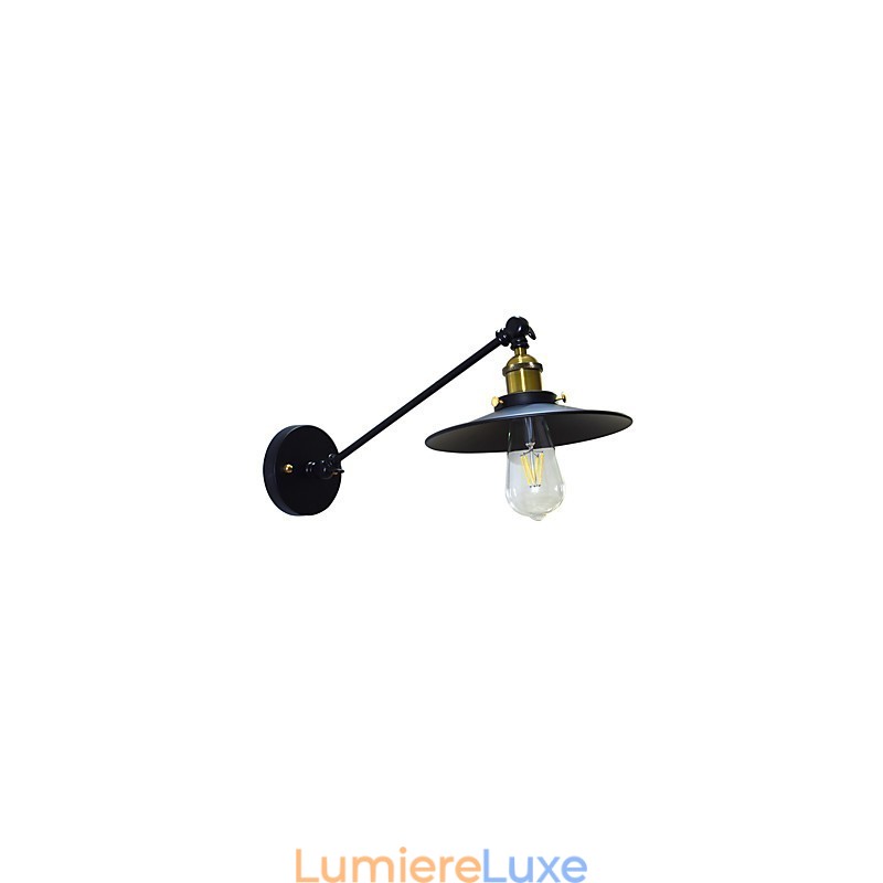 Lampe murale Buzz Wall Iron Dumb Black Lampe sabre laser sur le mur