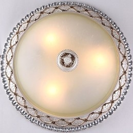 Lampe dôme en verre et résine de type européen, douce et absorbante