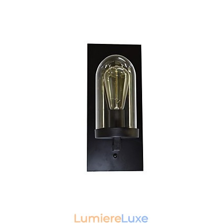 Applique murale en acier peint, style rétro, style américain, style sabre laser, style noir Applique murale en acier peint, style rétro, style américain, style sabre laser, style noir