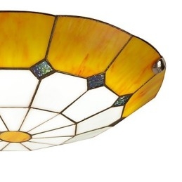 Plafonnier de style méditerranéen romantique, diamètre 50 cm