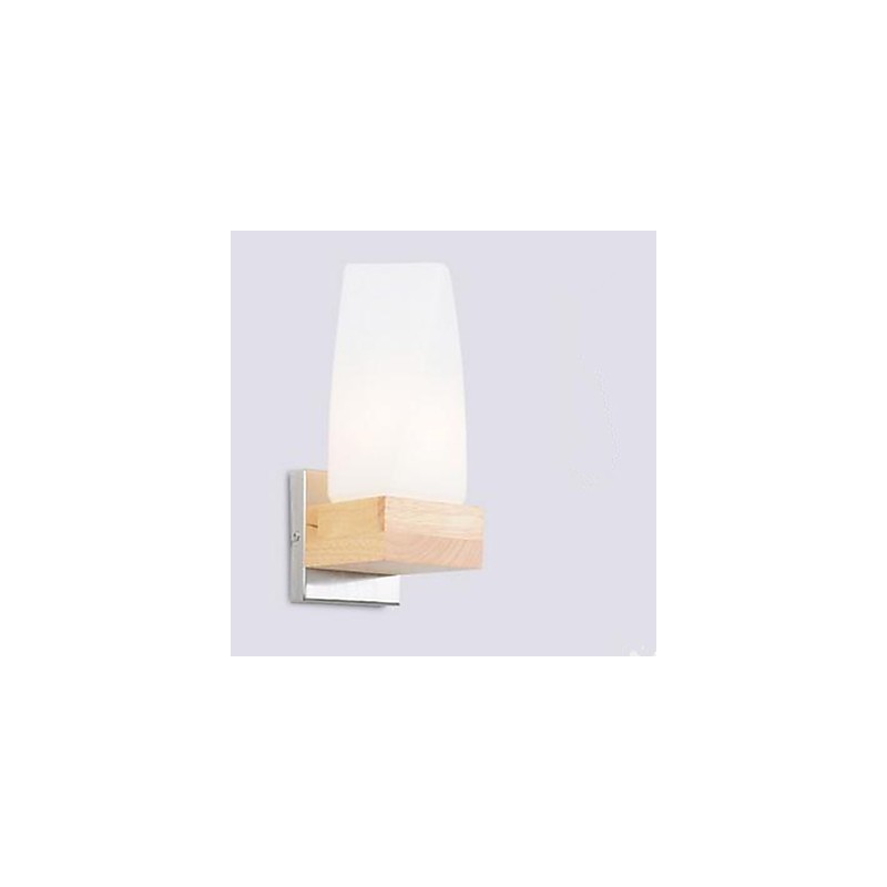 Lampe murale en bois massif, style nordique, pour salon, couloir, balcon, chambre à coucher, tête de lit