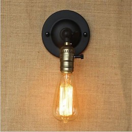 Applique murale rétro à bras pivotant de style mini avec éclairage d'ambiance