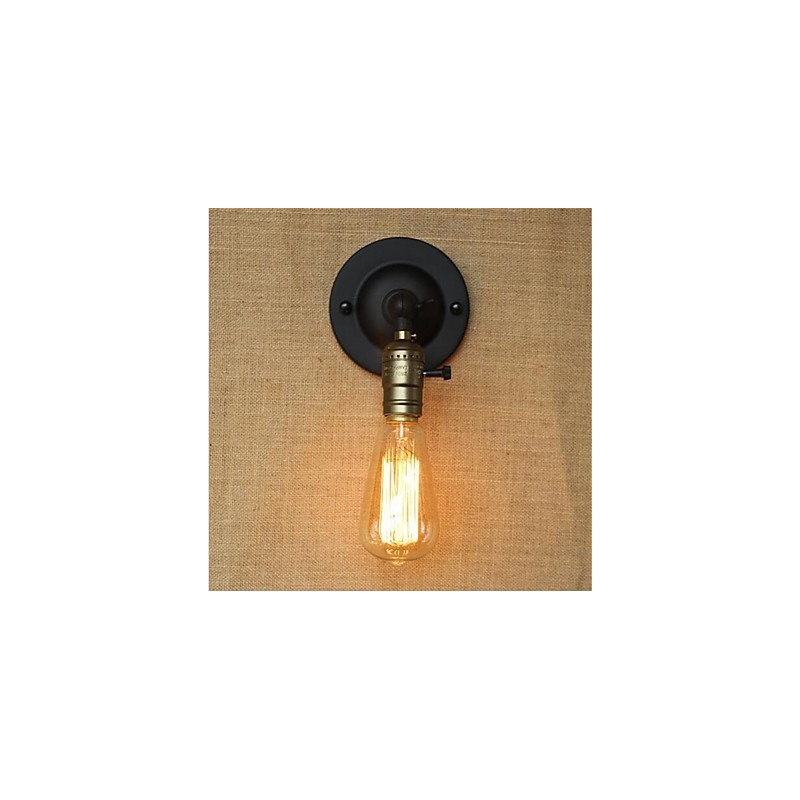 Applique murale rétro à bras pivotant de style mini avec éclairage d'ambiance