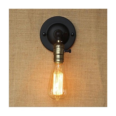 Applique murale rétro à bras pivotant de style mini avec éclairage d'ambiance Applique murale rétro à bras pivotant de style mini avec éclairage d'ambiance