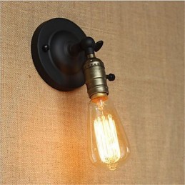 Applique murale rétro à bras pivotant de style mini avec éclairage d'ambiance