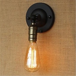 Applique murale rétro à bras pivotant de style mini avec éclairage d'ambiance