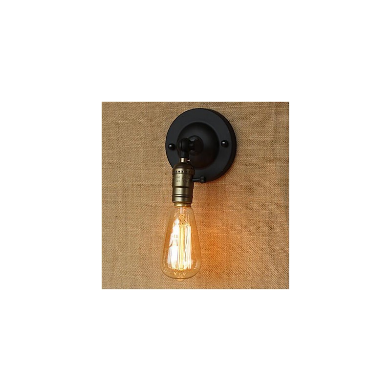 Applique murale rétro à bras pivotant de style mini avec éclairage d'ambiance