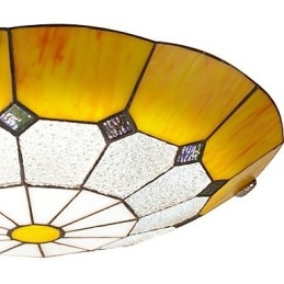 Plafonnier de style méditerranéen romantique, diamètre 50 cm