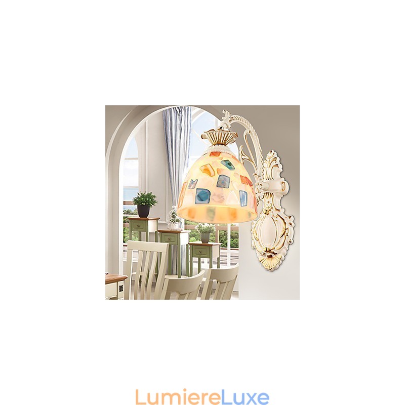 Peinture rustique pour appliques murales encastrées