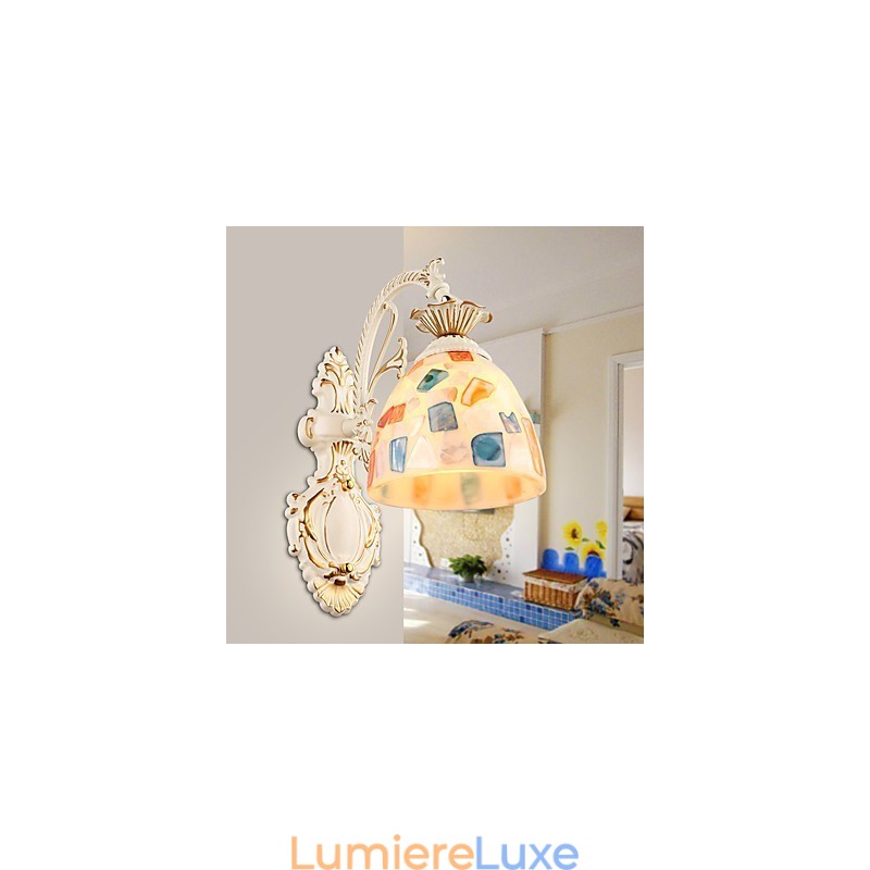 Peinture rustique pour appliques murales encastrées