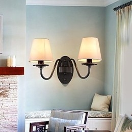 Applique murale rustique simple et vintage avec lumière ambiante