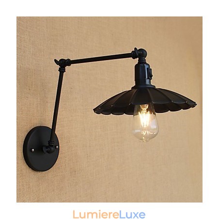 Applique murale à bras pivotant style mini avec peinture de style campagnard vintage Applique murale à bras pivotant style mini avec peinture de style campagnard vintage