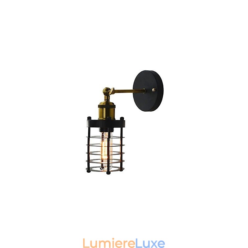 Peinture rétro rustique simple et vintage pour appliques murales d'ambiance de style mini