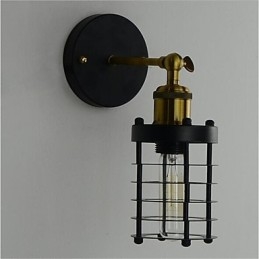 Peinture rétro rustique simple et vintage pour appliques murales d'ambiance de style mini