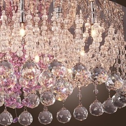 Lustre en cristal de luxe avec 12 lumières Louis Design