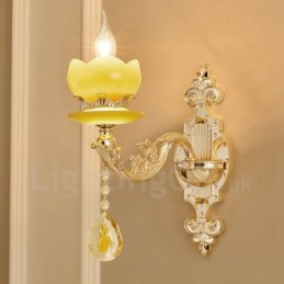 Appliques murales d'intérieur de luxe en métal pour salon, salle à manger, chambre à coucher, style classique et traditionnel