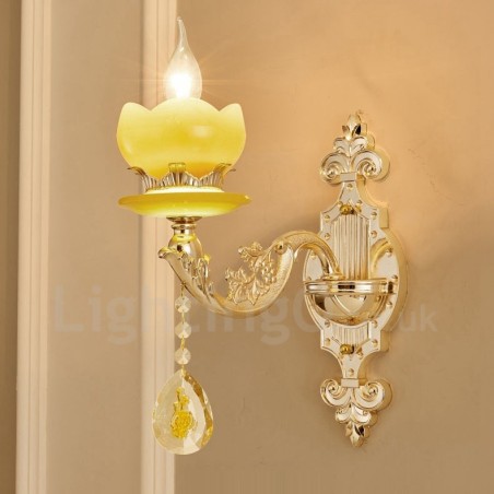 Appliques murales d'intérieur de luxe en métal pour salon, salle à manger, chambre à coucher, style classique et traditionnel Appliques murales d'intérieur de luxe en métal pour salon, salle à manger, chambre à coucher, style classique et traditionnel