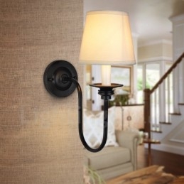 Appliques murales d'intérieur classiques traditionnelles à une seule lumière