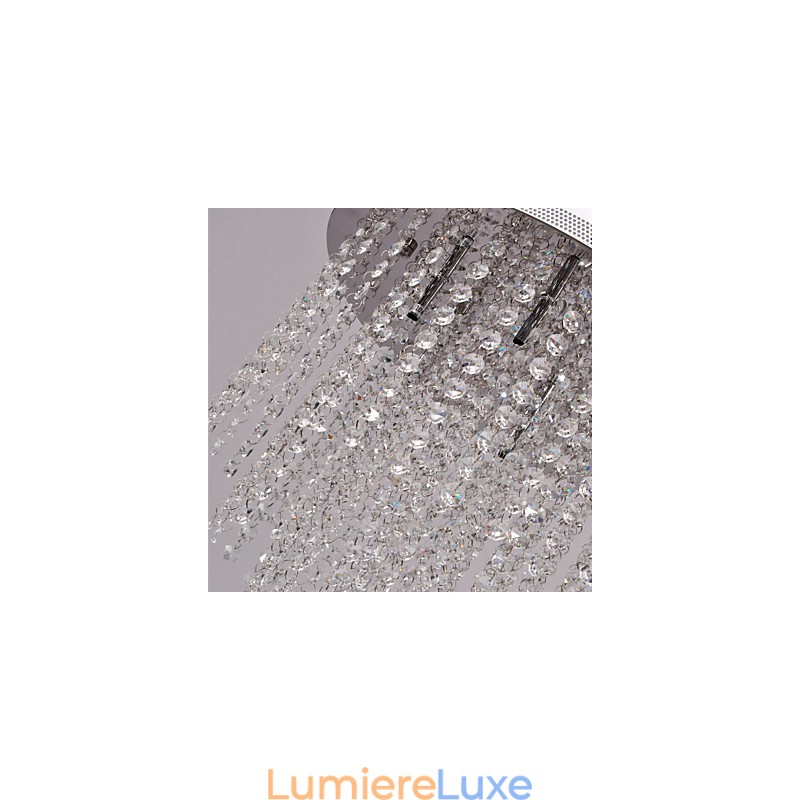 Plafonnier en métal galvanisé de style mini cristal contemporain moderne