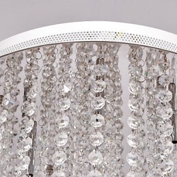 Plafonnier en métal galvanisé de style mini cristal contemporain moderne