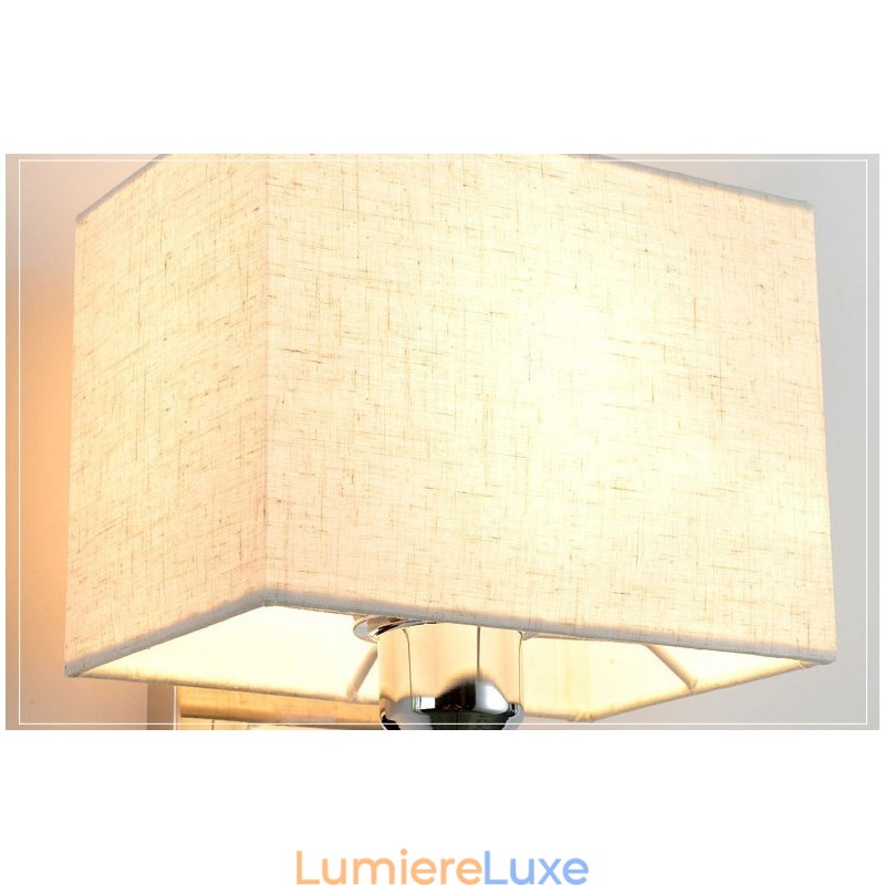 Lampe de chevet en tissu créatif pour chambre d'hôtel moderne, couloir, balcon, lampe murale