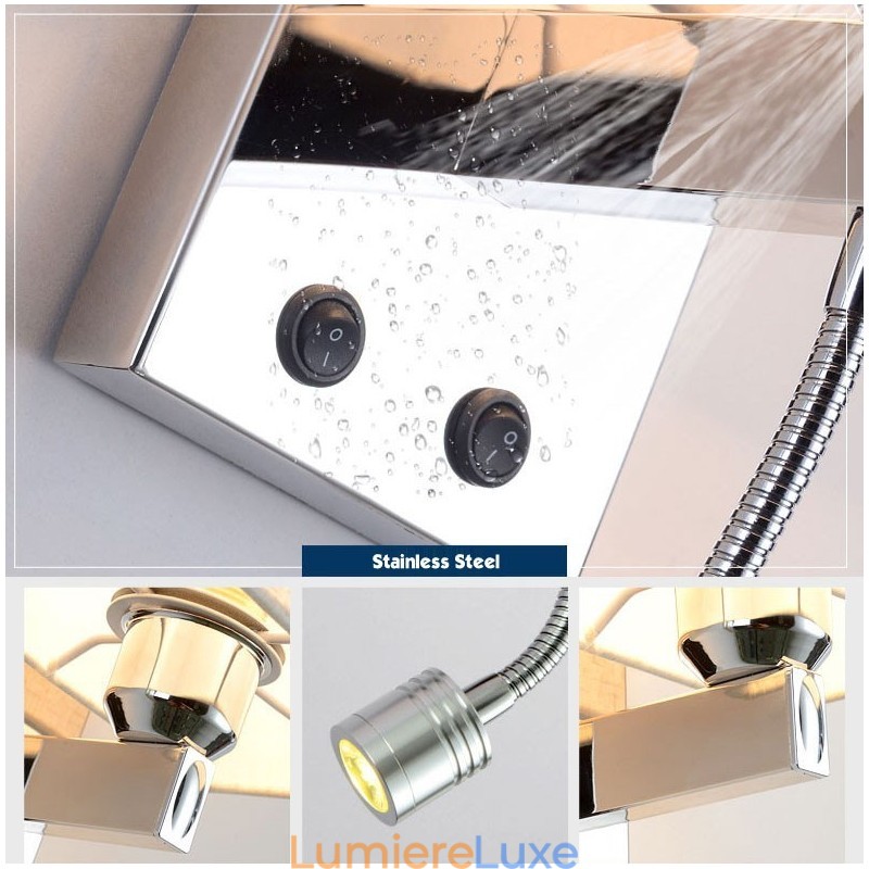 Lampe de chevet en tissu créatif pour chambre d'hôtel moderne, couloir, balcon, lampe murale