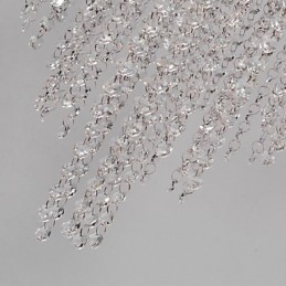 Plafonnier en métal galvanisé de style mini cristal contemporain moderne