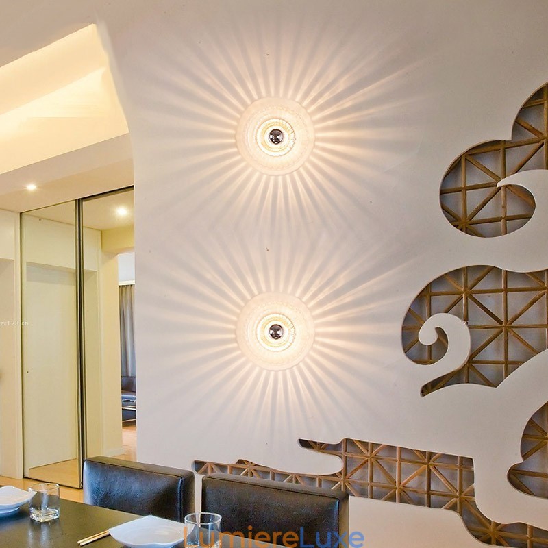 Appliques murales sans ombre, plafonnier contemporain moderne