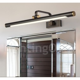 Lampe de salle de bain IPMirror, applique murale en laiton pur avec abat-jour en acrylique, éclairage de maquillage