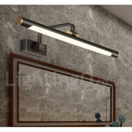 Lampe de salle de bain IPMirror, applique murale en laiton pur avec abat-jour en acrylique, éclairage de maquillage