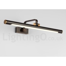 Lampe de salle de bain IPMirror, applique murale en laiton pur avec abat-jour en acrylique, éclairage de maquillage