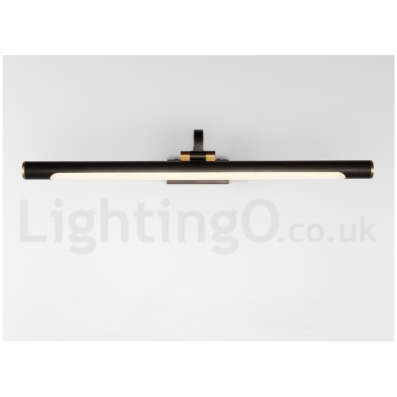 Lampe de salle de bain IPMirror, applique murale en laiton pur avec abat-jour en acrylique, éclairage de maquillage