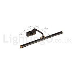 Lampe de salle de bain IPMirror, applique murale en laiton pur avec abat-jour en acrylique, éclairage de maquillage