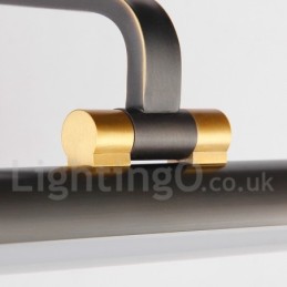 Lampe de salle de bain IPMirror, applique murale en laiton pur avec abat-jour en acrylique, éclairage de maquillage
